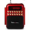 AudioPortable - mini radio recargable - soporte TF tarjeta - USB - MP3 jugador