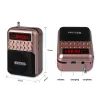 Portabel - uppladdningsbar miniradio - stöd TF-kort - USB - MP3-spelare