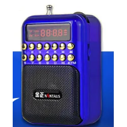 AudioPortable - mini radio recargable - soporte TF tarjeta - USB - MP3 jugador