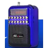 Kannettava - ladattava mini-radio - tuki TF-kortti - USB - MP3 -soitin