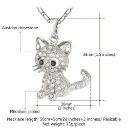 CollarGatito de cristal - elegante collar