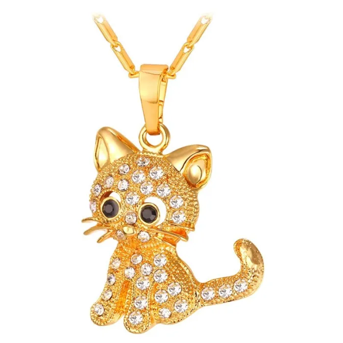 Crystal Kitten - collana elegante