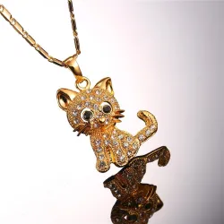 Crystal Kitten - collana elegante