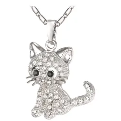 Crystal Kitten - collana elegante