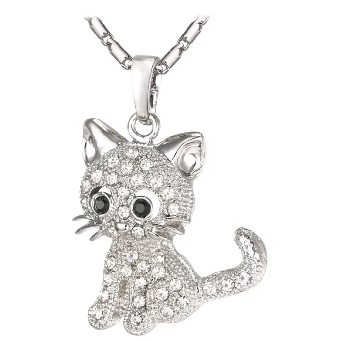 Crystal Kitten - collana elegante