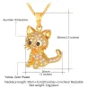 Kitten en cristal - collier élégant