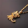 Crystal kitten - elegant necklace