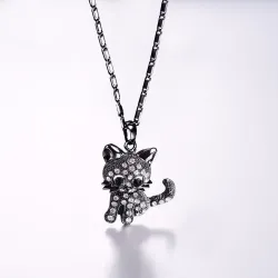 Crystal Kitten - collana elegante