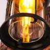 ApliquesVintage - lámpara de pared de madera - luz LED