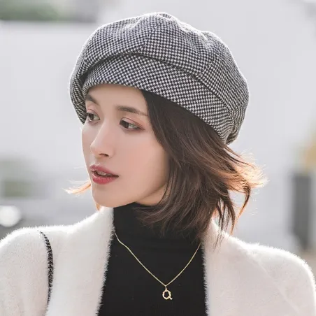 Elegantti wool beret - hattu