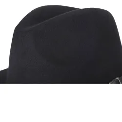 Fashionable bomull hatt med ett dekorativt bälte