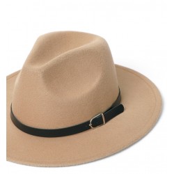 Chapeau en coton tendance avec ceinture décorative