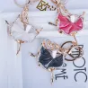 Dancing crystal ballerina - keyring