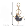 Dancing crystal ballerina - keyring