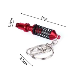 Keychain with shock absorber