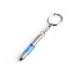 Antistatisk metall keychain - inbyggd LED