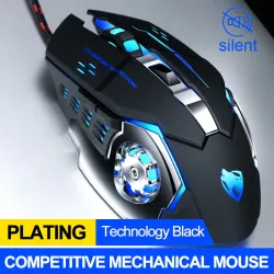8D 3200DPI - Einstellbare - kabelgebundene optische Gaming-Maus - LED - USB