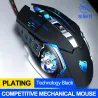 8D 3200DPI - Adjustable - wired optical gaming mouse - LED - USB