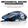 8D 3200DPI - Adjustable - wired optical gaming mouse - LED - USB