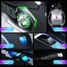 8D 3200DPI - Adjustable - wired optical gaming mouse - LED - USB