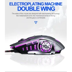 8D 3200DPI - Einstellbare - kabelgebundene optische Gaming-Maus - LED - USB
