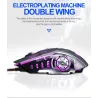 8D 3200DPI - Adjustable - wired optical gaming mouse - LED - USB