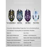 8D 3200DPI - Einstellbare - kabelgebundene optische Gaming-Maus - LED - USB