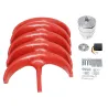 5000W AC 12V-24V - gerador de turbina eólica - lanterna - motor de 5 lâminas - eixo vertical - kit