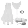 400W 12V- 24V - 3 lama - generatore di turbine eoliche orizzontale
