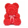 Urso rosa - urso feito de rosas infinitas com diamantes - 25 cm - 35 cm
