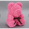Urso rosa - urso feito de rosas infinitas com diamantes - 25 cm - 35 cm