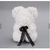 Urso rosa - urso feito de rosas infinitas com diamantes - 25 cm - 35 cm