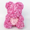 Orso Rosa - orso fatto da rose infinite con cuore - 25cm - 35cm