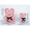 Orso Rosa - orso a due colori rose infinity con arco - 25 cm - 35 cm