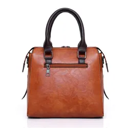 Elegant läder handväska - 4 stycken set