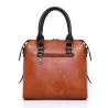 Elegant läder handväska - 4 stycken set