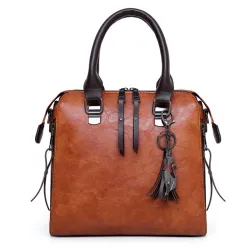Elegante borsa in pelle - set 4 pezzi