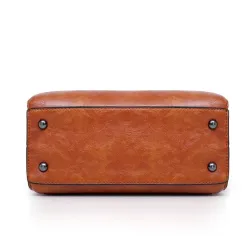Elegante borsa in pelle - set 4 pezzi