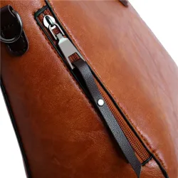 Elegant läder handväska - 4 stycken set