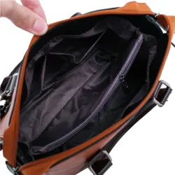 Elegante borsa in pelle - set 4 pezzi