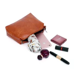 Elegant läder handväska - 4 stycken set