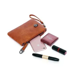Elegante borsa in pelle - set 4 pezzi