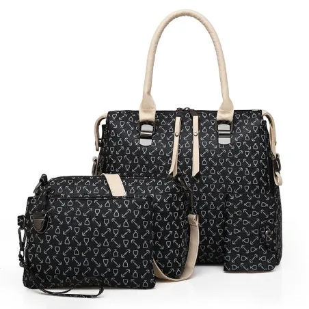 Borsa in pelle alla moda - set 4 pezzi