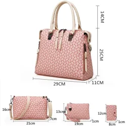 Borsa in pelle alla moda - set 4 pezzi