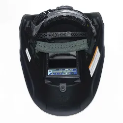 CascosCasco de soldadura de oscurecimiento automático - máscara - 3 ventanas de vista - DIN 4-13 - 5 sensores CE