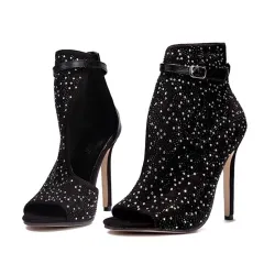 Crystal High Heel Pumps - nilkan pituus - buckle hihna