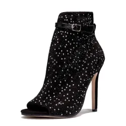 Crystal High Heel Pumps - nilkan pituus - buckle hihna