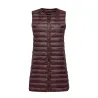 Fall - winter ultralight long down vestJackets