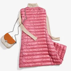 ChaquetasCaída - invierno ultraligero chaleco largo
