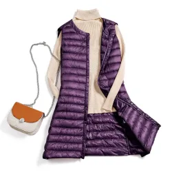 ChaquetasCaída - invierno ultraligero chaleco largo
